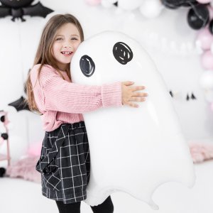 Folieballong - Spkelse - Rosa Halloween