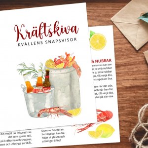 Krabbehefte - Snapsvers - 6-pakning Krabbehefte - Snapsvers - 6-pakning