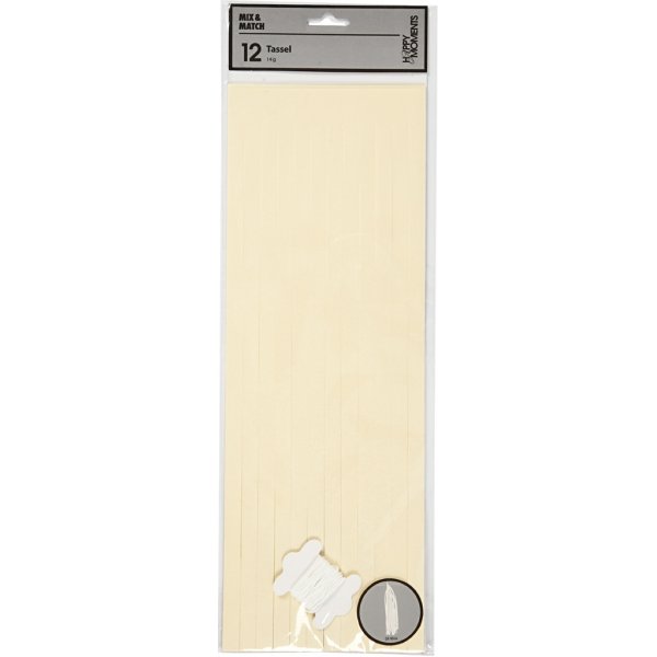 Dusk - off-white - 12x35 cm - 14 g - 12 stk./ 1 pakke. Dusk - off-white - 12x35 cm - 14 g - 12 stk./ 1 pakke.