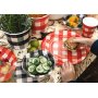 Papirtallerkener - Rødrutete - 6-pakning - 27 cm Papirtallerkener - Rødrutete - 6-pakning - 27 cm