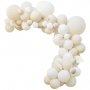 Ballongbue med fjær - Hvit/Naturfarget Ballongbue med fjær - Hvit/Naturfarget
