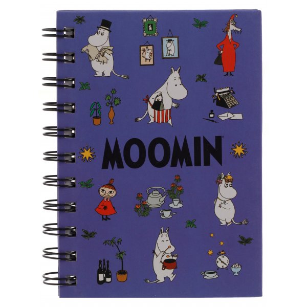 Wire-o A6 notatbok FSC - Lilla Mummi Wire-o A6 notatbok FSC - Lilla Mummi