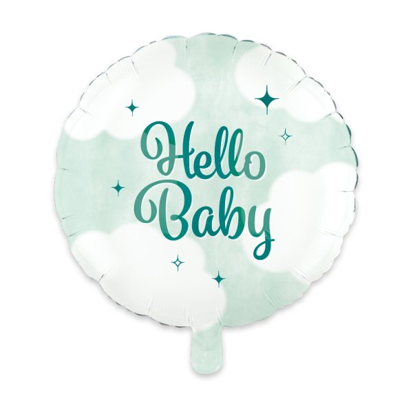 Folieballong - Hello Baby - Rund - 46 cm Folieballong - Hello Baby - Rund - 46 cm