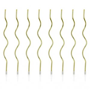 Kakelys - Swirl - Gull Metallic - 8-pakning Kakelys - Swirl - Gull Metallic - 8-pakning