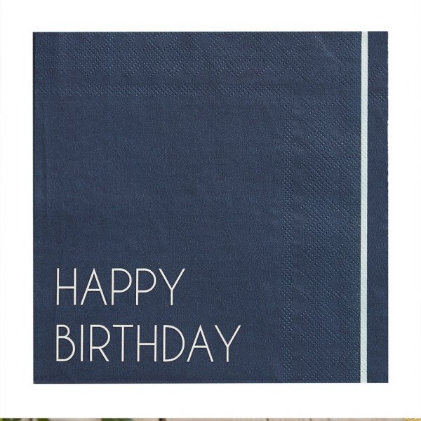 Servietter - Mix it up Bl� - 16-pakning