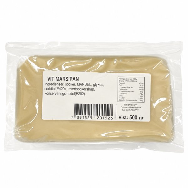 Marsipan Hvit - 500g - Örebro Bakeri Marsipan Hvit - 500g - Örebro Bakeri