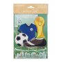 Kaketopper - Fotball - Scrapcooking - 5 stk Kaketopper - Fotball - Scrapcooking - 5 stk