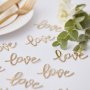Konfetti - Love - Gold Wedding