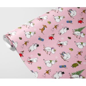Gaveinnpakning - Juleinnpakning - Mummi - Rosa - 4m x 70cm Gaveinnpakning - Juleinnpakning - Mummi - Rosa - 4m x 70cm
