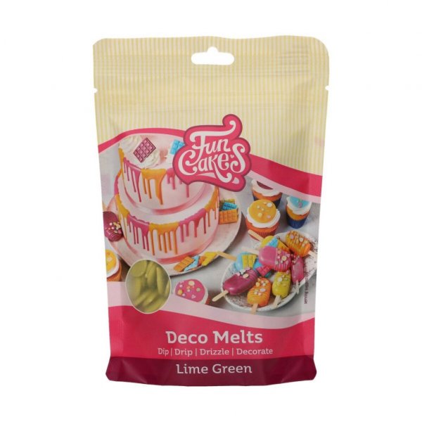 Deco Melts Lime - 250 g - FunCakes Deco Melts Lime - 250 g - FunCakes
