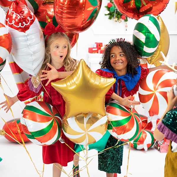 Folieballong - Godterivirvel - Julemiks Folieballong - Godterivirvel - Julemiks