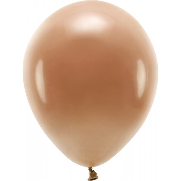 Ensfargede ballonger - Øko 30 cm - Sjokolade - 10-pakning Ensfargede ballonger - Øko 30 cm - Sjokolade - 10-pakning