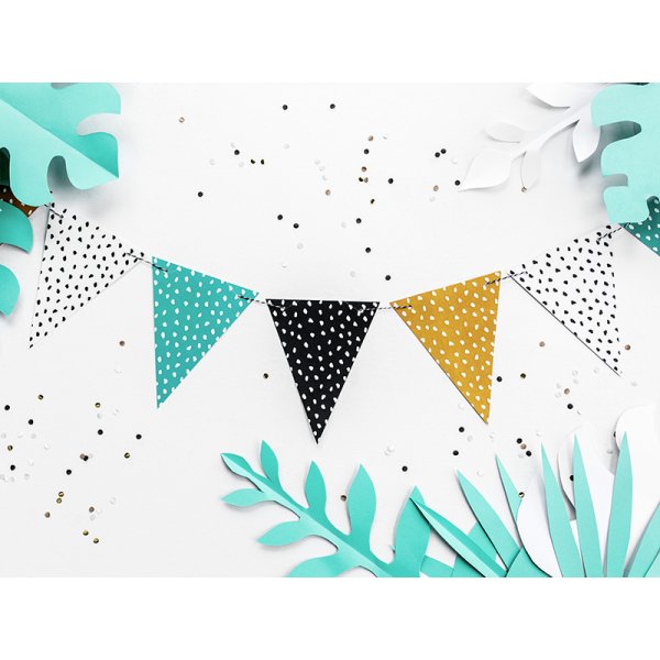 Vimpel - Prikker - Dinosaurer Vimpel - Prikker - Dinosaurer