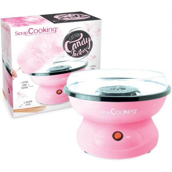 Sockervaddsmaskin - Rosa - ScrapCooking