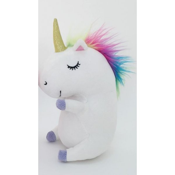 Studentdyr - Enhj�rning - Hvit - 20 cm