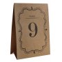 Bordnummerering - Vintage Kraft - 10 stk