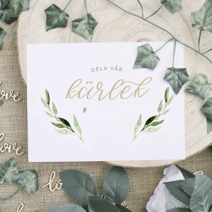 Instagram-skilt - Del vår kjærlighet - Olivengrønn - 4-pakning Instagram-skilt - Del vår kjærlighet - Olivengrønn - 4-pakning