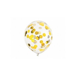 Konfettiballonger gull Konfettiballonger gull
