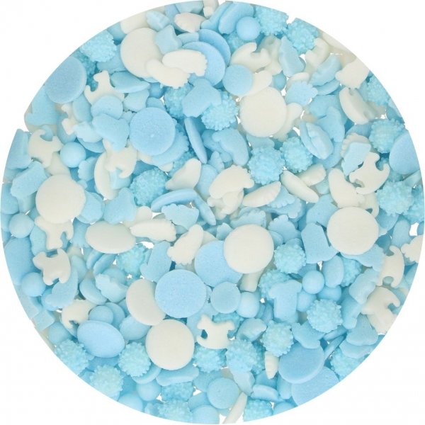 Strøssel - Baby Blue Medley - Funcakes - 50 g Strøssel - Baby Blue Medley - Funcakes - 50 g