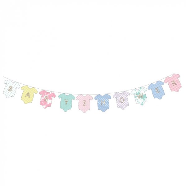 Pennant - Babybodyer - Pastell Pennant - Babybodyer - Pastell