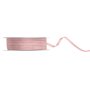 Satengbånd - Lys støvet rosa - (Bredde: 3 mm) - 50 meter