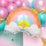 Folieballong  Rainbow/Cloud  Pastell