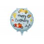 Folieballong rund Gratulerer med dagen - Mix Folieballong rund Gratulerer med dagen - Mix