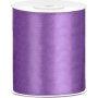 Satengbånd - 25 m - Lilla - Bredde: 100 mm
