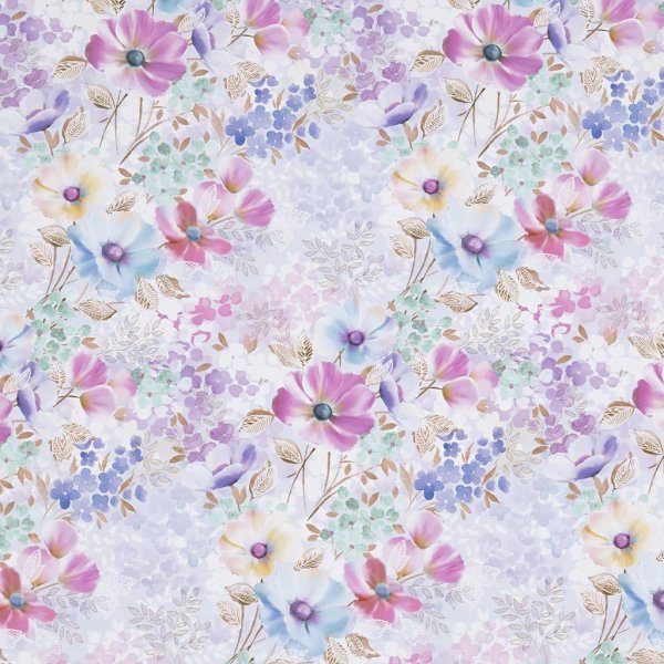 Gavepapir - Blomster - 0,5 x 5m Gavepapir - Blomster - 0,5 x 5m