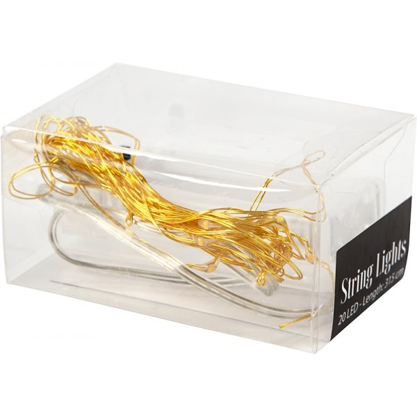 LED-lyslenke - gull - L: 3,15 m LED-lyslenke - gull - L: 3,15 m