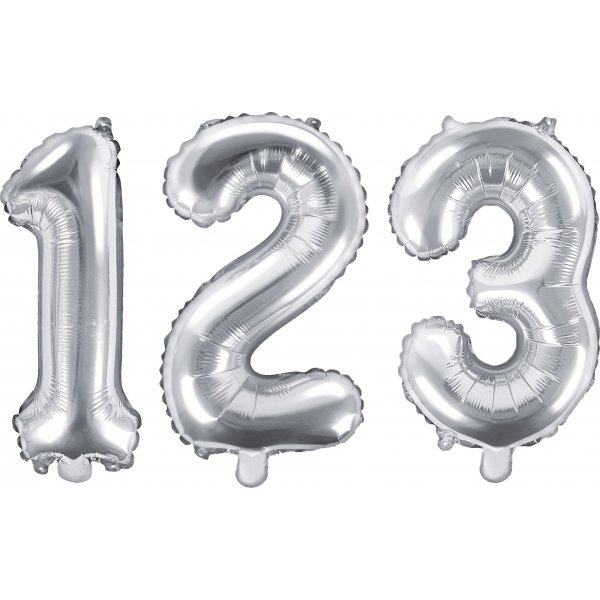 Tallballong - Sølv - 35 cm Tallballong - Sølv - 35 cm