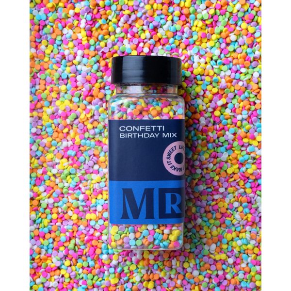 Mr Cake Sprinkle Mix - Konfetti Bursdag - 85g Mr Cake Sprinkle Mix - Konfetti Bursdag - 85g