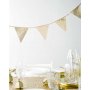 Stoffvimpel - Gullglitter Stoffvimpel - Gullglitter