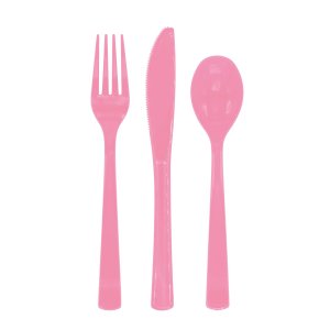 Bestikk - Rosa - 18-pakning