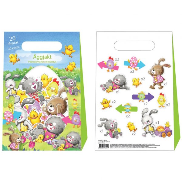 Egg Hunt - Kaniner og kyllinger - 20-pakning