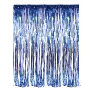 Draperi - Metallisk - Bl