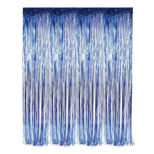 Draperi - Metallisk - Blå Draperi - Metallisk - Blå