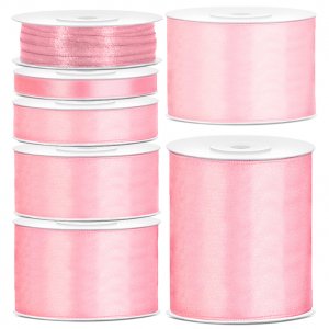 Satengbånd - Lys rosa - 25 m Satengbånd - Lys rosa - 25 m