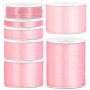 Satengbnd - 25 m - Lyserosa - Bredde: 3 mm