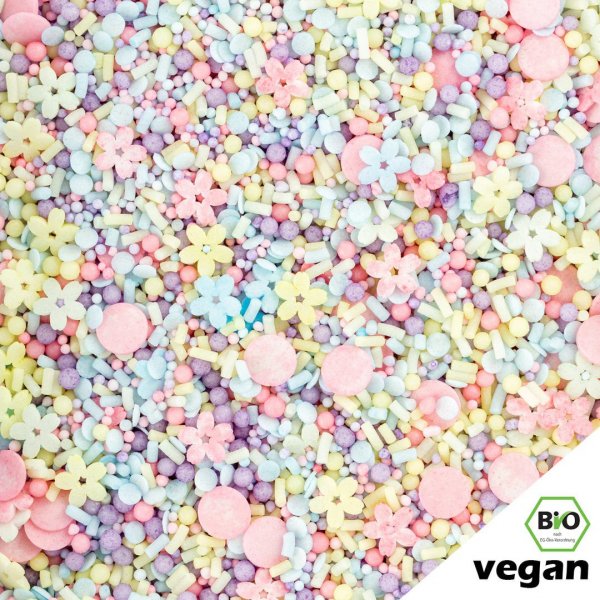 Strøblanding - Superstreusel - Økologisk og vegansk - Blomsterkraft - 90g Strøblanding - Superstreusel - Økologisk og vegansk - Blomsterkraft - 90g