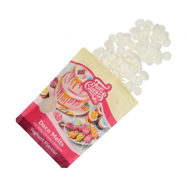Deco melts - Smaksatt - Yoghurt - Hvit - 250g Deco melts - Smaksatt - Yoghurt - Hvit - 250g