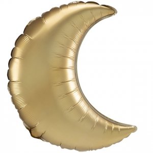 Folieballong - Matt gullmne