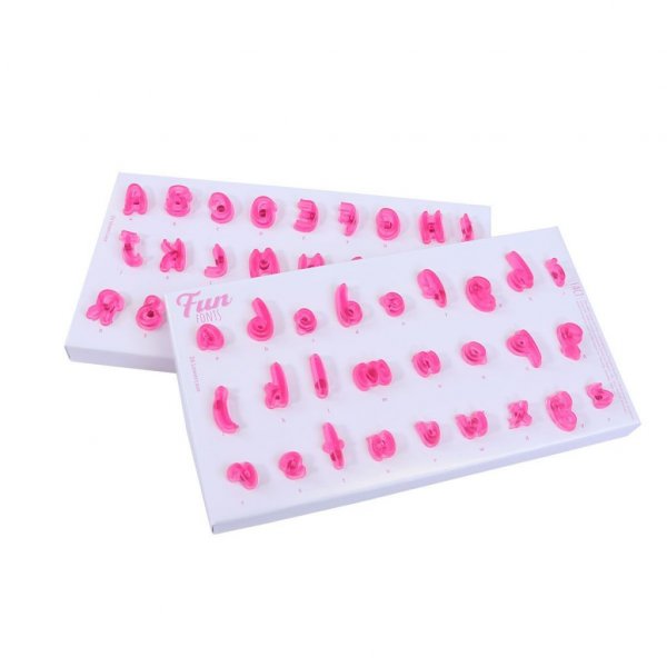 Stempel - PME Morsomme fonter - Samling 3 - Alfabet