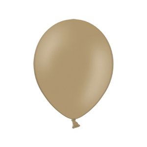 Pastellballonger - Premium 27 cm - Cappuccino - 10-pakning