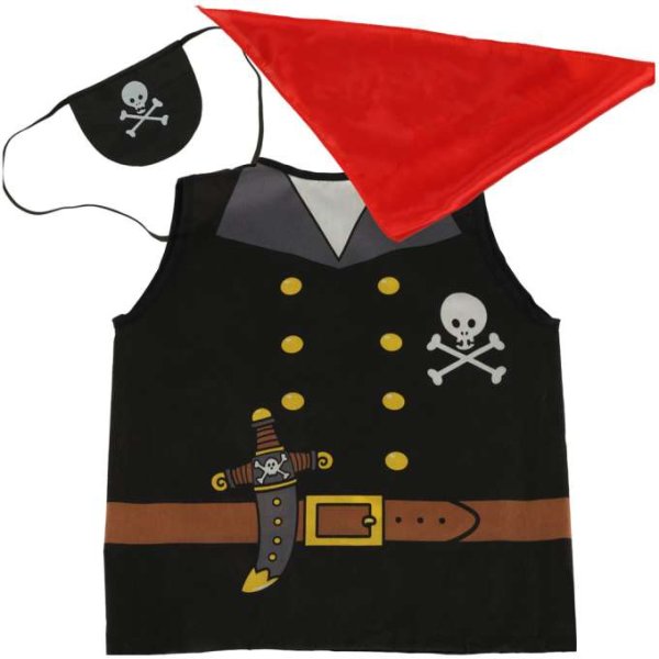 Piratkostyme for barn 3-8 år 53x47 cm - Kostyme Piratkostyme for barn 3-8 år 53x47 cm - Kostyme