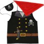 Piratkostyme for barn 3-8 år 53x47 cm - Kostyme Piratkostyme for barn 3-8 år 53x47 cm - Kostyme