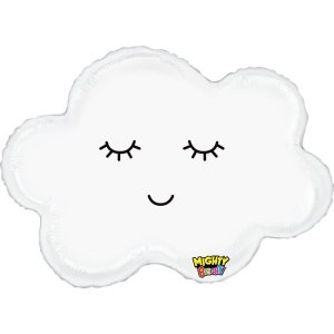 Folieballong - Sky - Hvit - Form Folieballong - Sky - Hvit - Form
