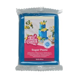 Sukkerpasta - Bella Blue - FunCakes - 250 g Sukkerpasta - Bella Blue - FunCakes - 250 g