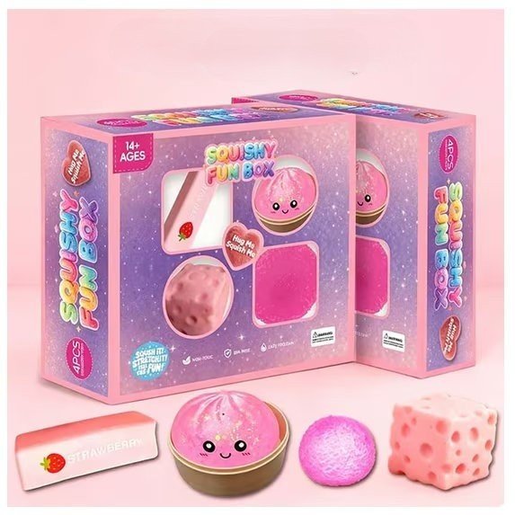 Myke sett - 4 rosa favoritter - Mystery Fun Box Myke sett - 4 rosa favoritter - Mystery Fun Box