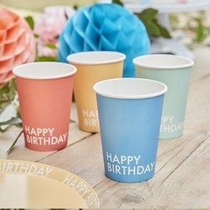 Pappkopper - Mix it up Brights - 8-pakning